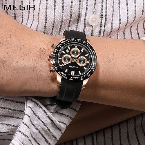 ساعة كلاسيكية MEGIR 8104 أصلية + كرونوجراف